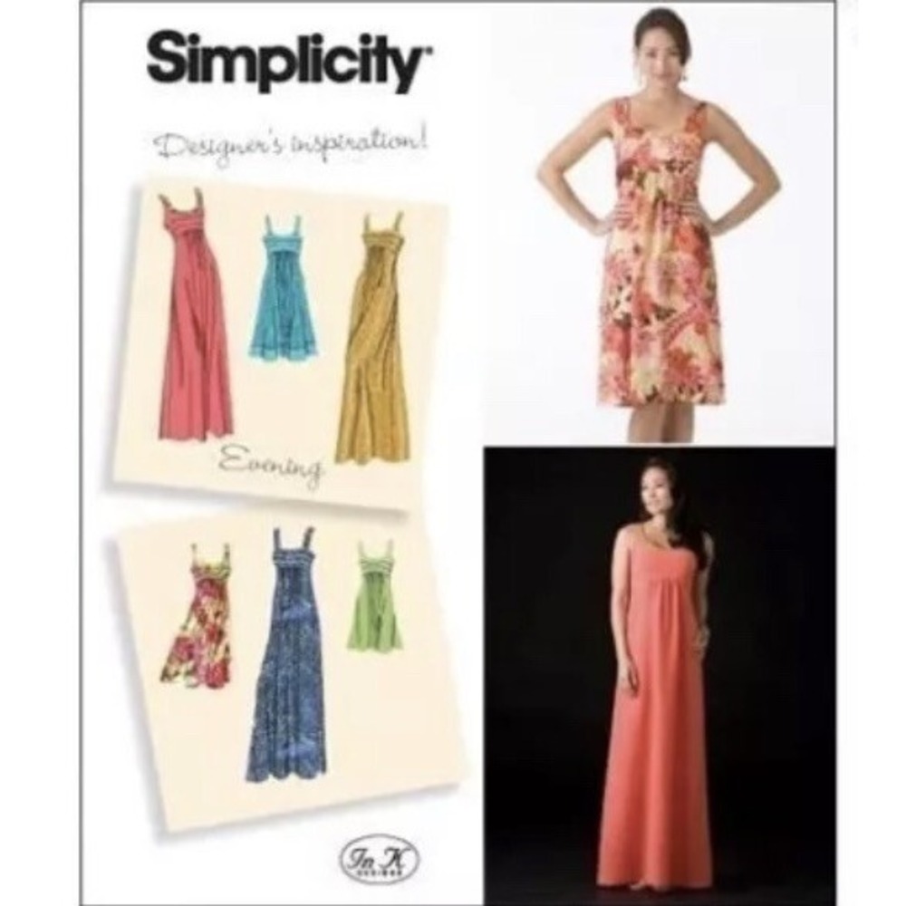 Simplicity 2882 Misses Miss Petite Dress Sewing Pattern Size 6-14 Uncut